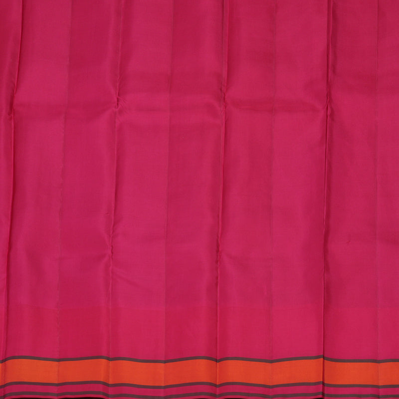 Hayagrivas Handloom Mayilkazhuthu Kanjivaram Silk Saree with Maroonish Pink Border KBE1036I10-14
