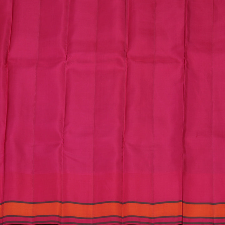 Hayagrivas Handloom Mayilkazhuthu Kanjivaram Silk Saree with Maroonish Pink Border KBE1036I10-14