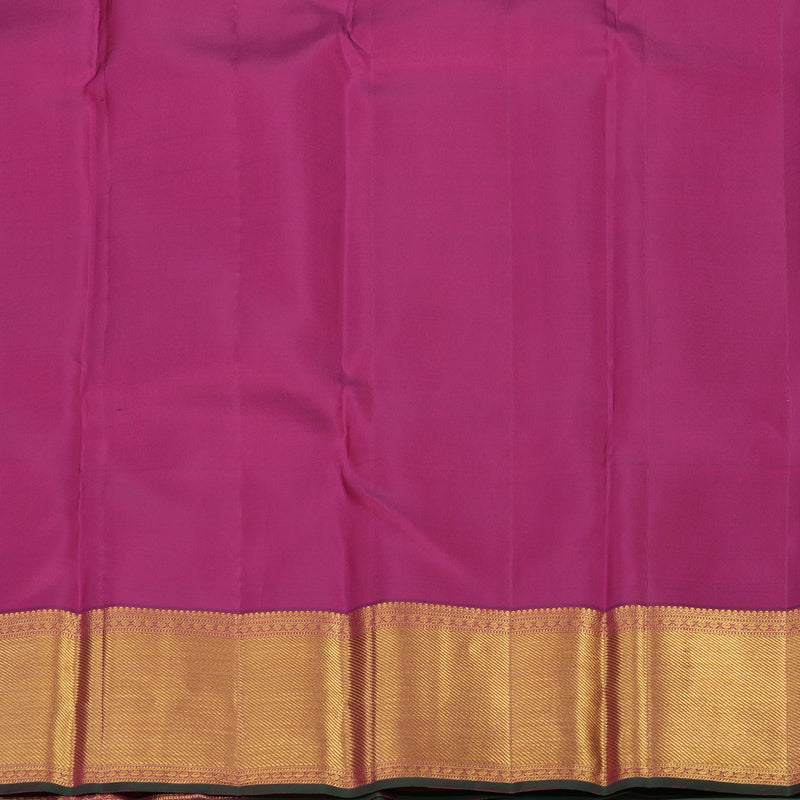 Hayagrivas Handloom Purple Kanjivaram Silk Saree KBE1036I13-16