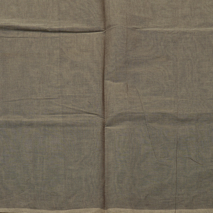 Hayagrivas Handloom Pure Cotton Saree in Featherlight Ash Grey KBE103D24-3