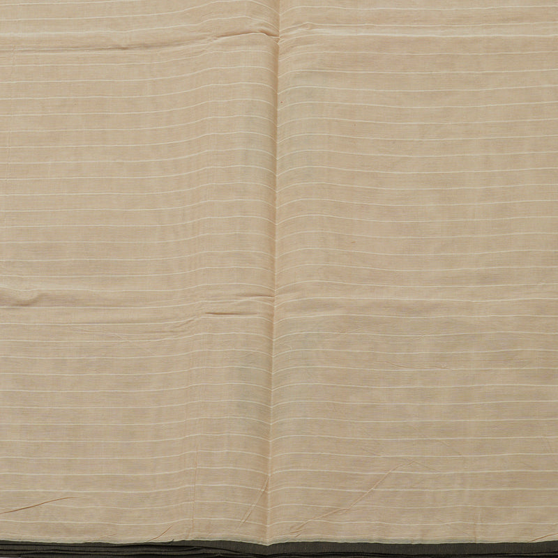 Hayagrivas Handloom Pure Cotton Saree in Gentle Beige KBE103D3-9