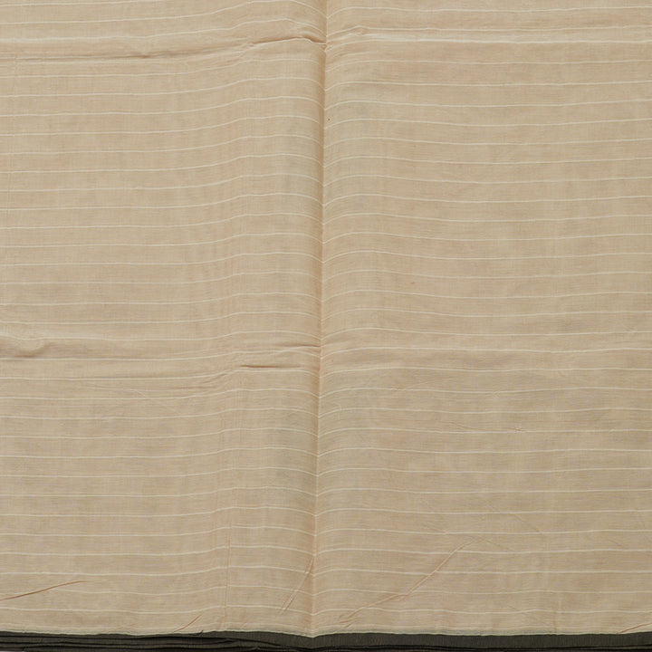 Hayagrivas Handloom Pure Cotton Saree in Gentle Beige KBE103D3-9