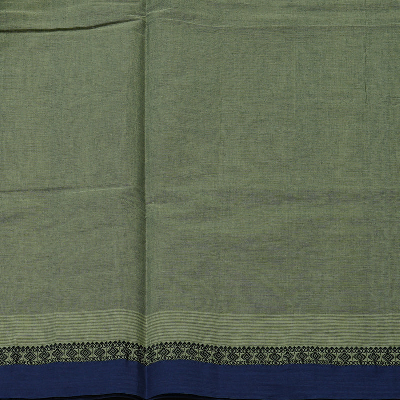Hayagrivas Handloom Pure Cotton Saree in Whisper-soft Pastel Green KBE103D4-11