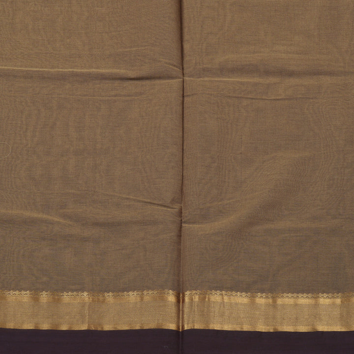Hayagrivas Handloom Pure Cotton Saree in Refined Wheat Brown KBE103D4-26