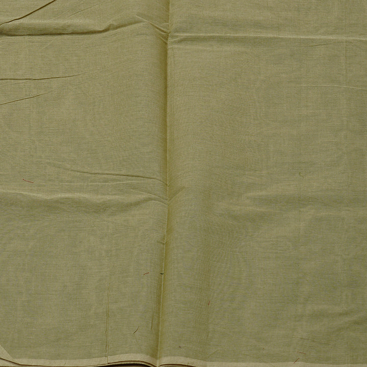 Hayagrivas Handloom Pure Cotton Saree in Elegant Elaichi Green KBE103D5-2