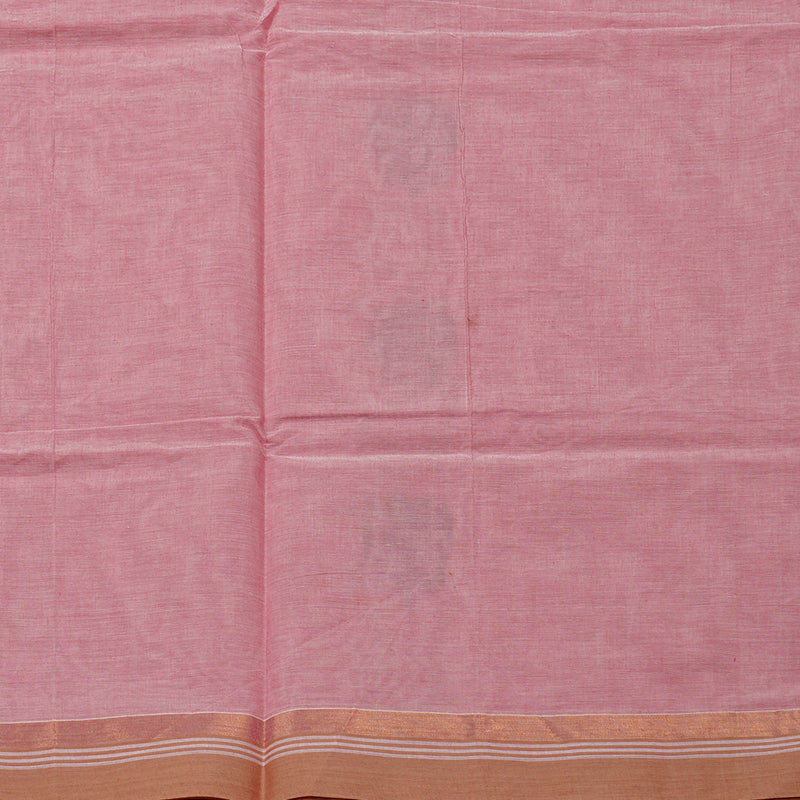 Hayagrivas Handloom Pure Cotton Saree in Dreamy Baby Pink KBE103D5-8