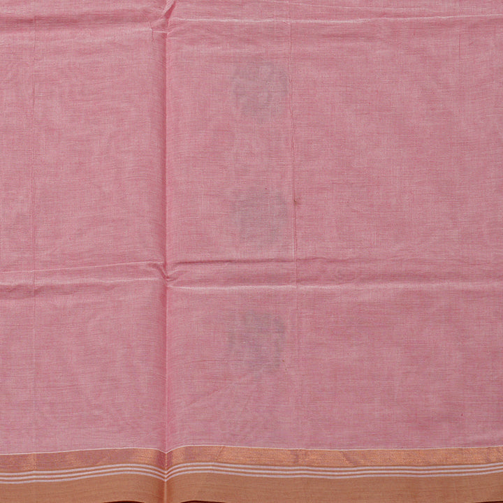 Hayagrivas Handloom Pure Cotton Saree in Dreamy Baby Pink KBE103D5-8