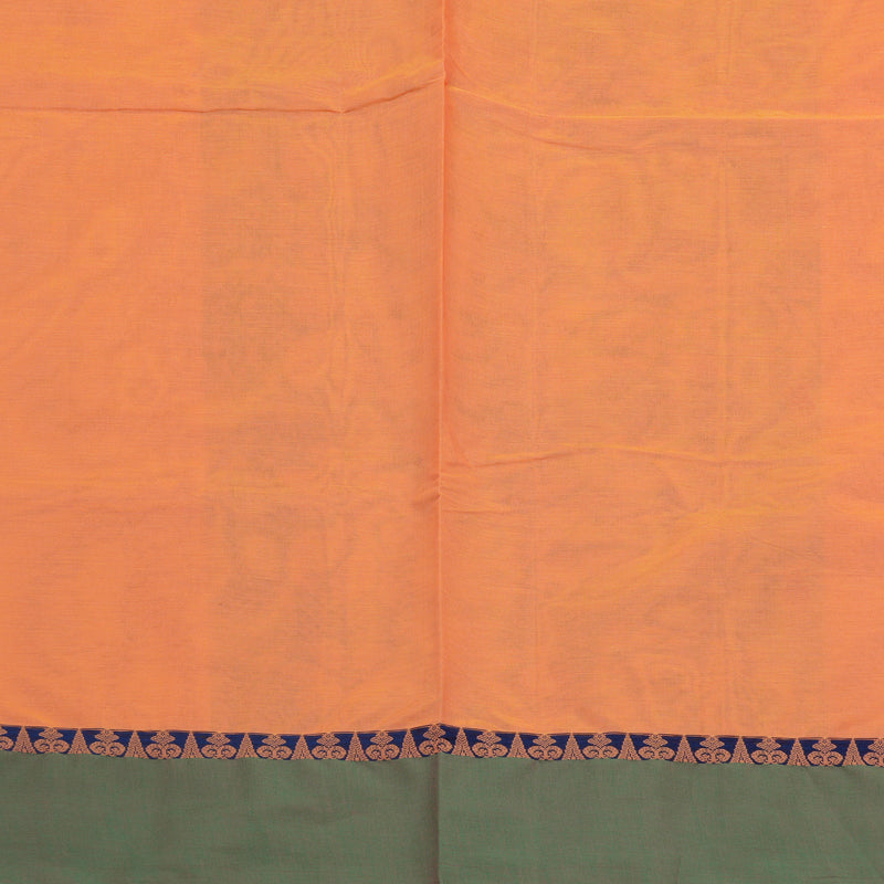 Hayagrivas Handloom Pure Cotton Saree in Eye-catching Dual Tone (Yellow With Pink) KBE103D7-2