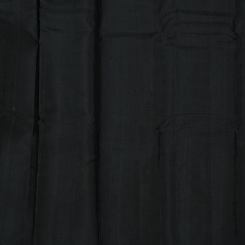 Hayagrivas Handloom Multicolour Checks Kanjivaram Silk Saree with Black Border KBE1040I1-2