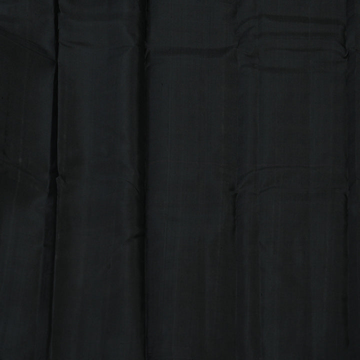 Hayagrivas Handloom Multicolour Checks Kanjivaram Silk Saree with Black Border KBE1040I1-2