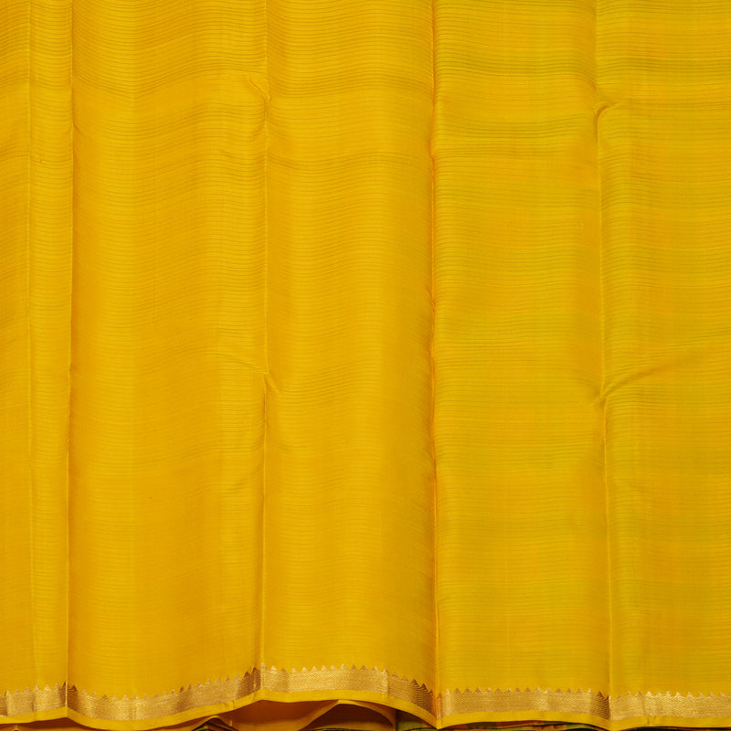 Hayagrivas Handloom Multicolour Checks Kanjivaram Silk Saree KBE1040I3-4