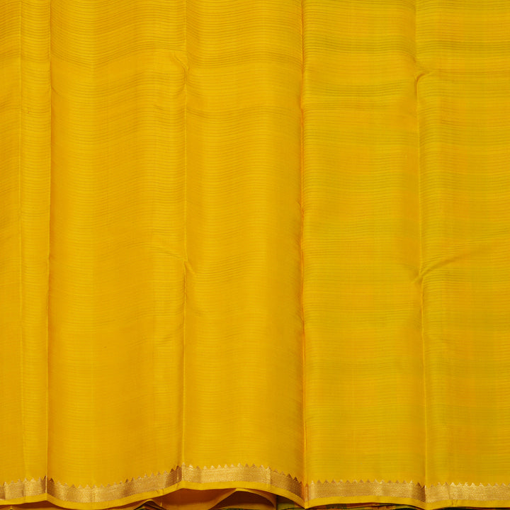 Hayagrivas Handloom Multicolour Checks Kanjivaram Silk Saree KBE1040I3-4