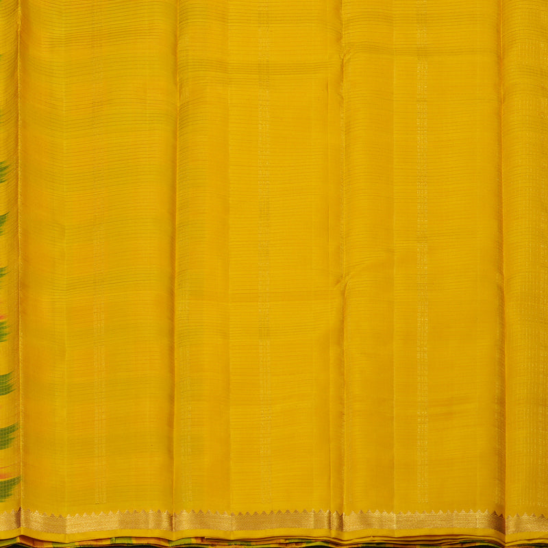 Hayagrivas Handloom Multicolour Checks Kanjivaram Silk Saree KBE1040I3-4