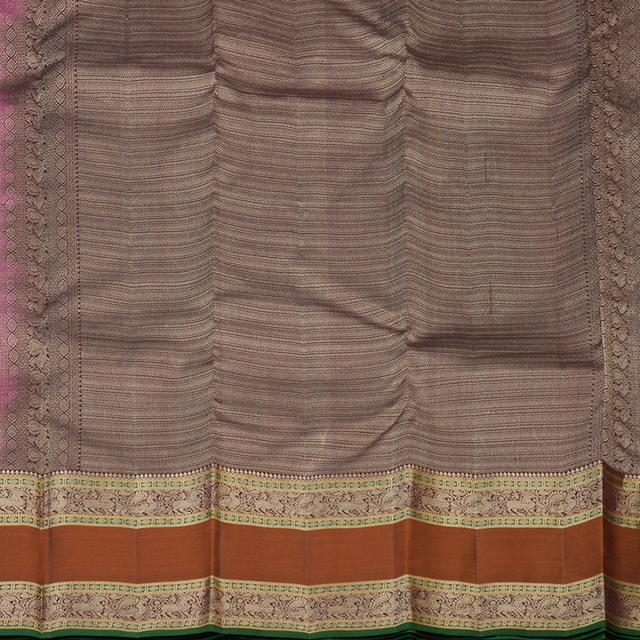 Hayagrivas Handloom Thread Work Silk Saree in Rani Pink with Rettapet KBE1041I15-1