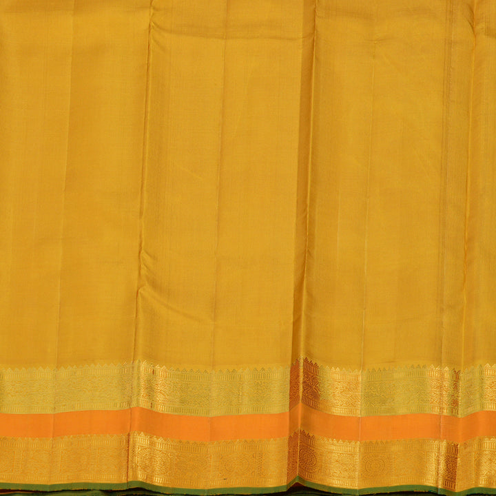 Hayagrivas Handloom Korvai Kanjivaram Silk Saree in Powder Blue with Rettapet border KBE1048I2-1