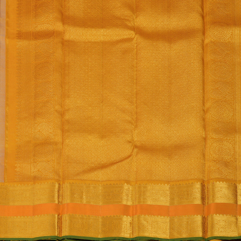 Hayagrivas Handloom Korvai Kanjivaram Silk Saree in Powder Blue with Rettapet border KBE1048I2-1