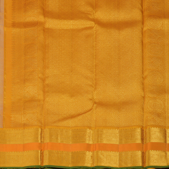 Hayagrivas Handloom Korvai Kanjivaram Silk Saree in Powder Blue with Rettapet border KBE1048I2-1