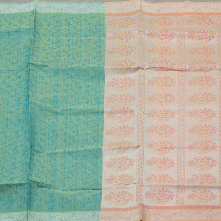 Hayagrivas Handloom Pure Cotton Saree KBE104D2-1