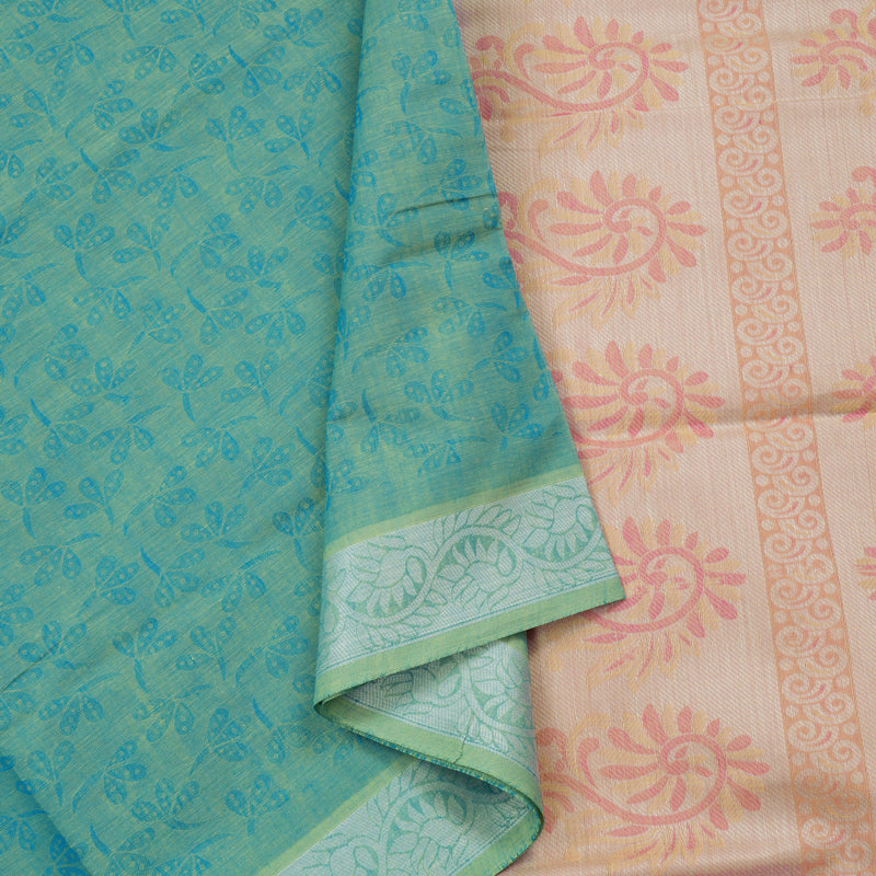 Hayagrivas Handloom Pure Cotton Saree KBE104D2-1