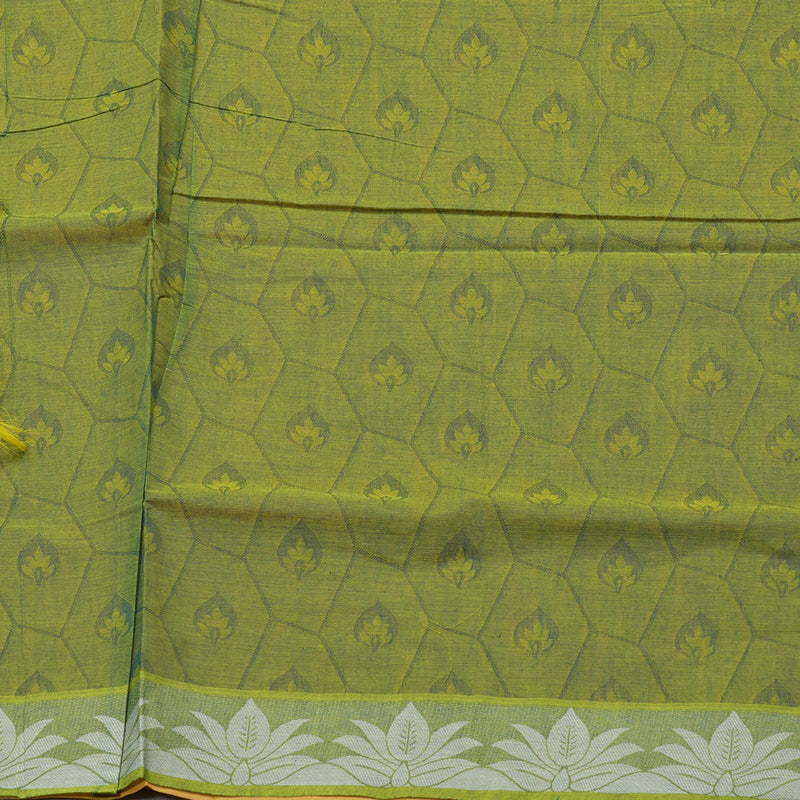 Hayagrivas Handloom Pure Cotton Saree in Regal Dual Tone (Pink with Yellow) KBE104D2-15