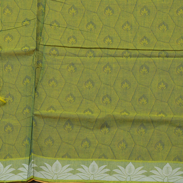 Hayagrivas Handloom Pure Cotton Saree in Regal Dual Tone (Pink with Yellow) KBE104D2-15