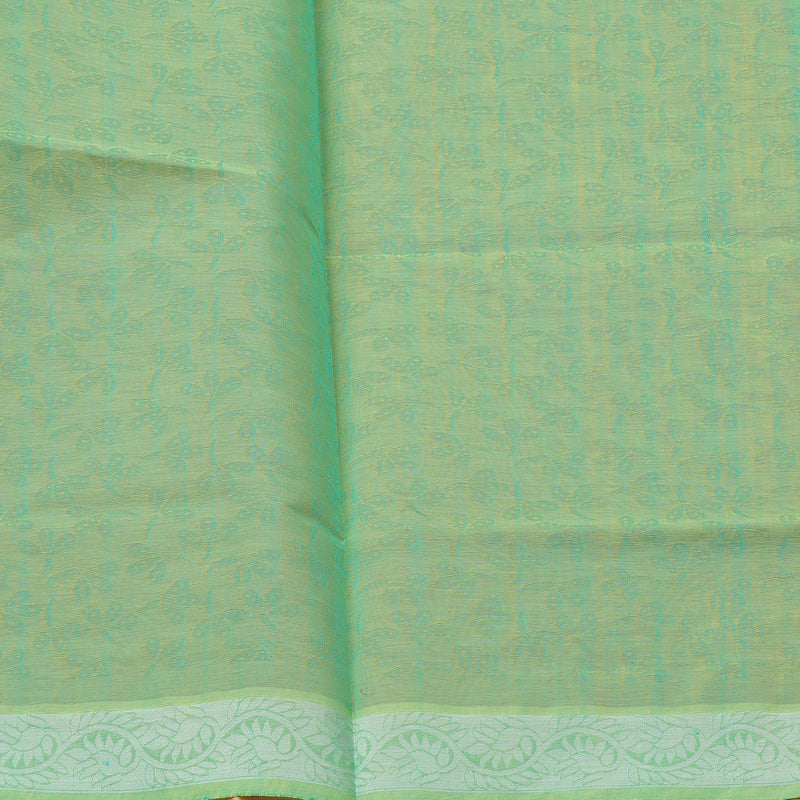 Hayagrivas Handloom Pure Cotton Saree in Dreamy Dual Tone (Pink with Yellow) KBE104D2-5