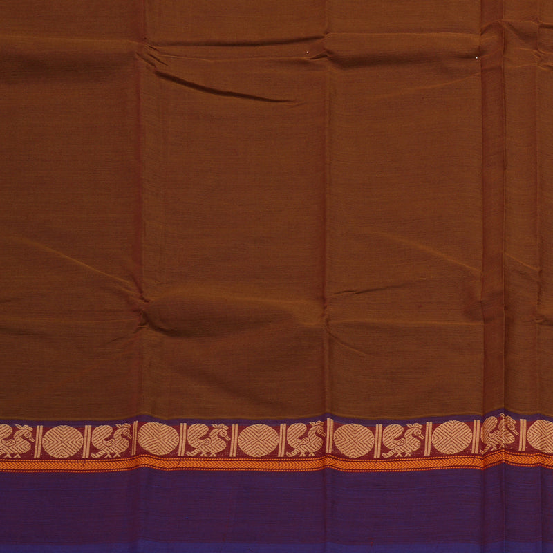 Hayagrivas Handloom Pure Cotton Saree in Manthalir Ganga jamuna border KBE104D3-20