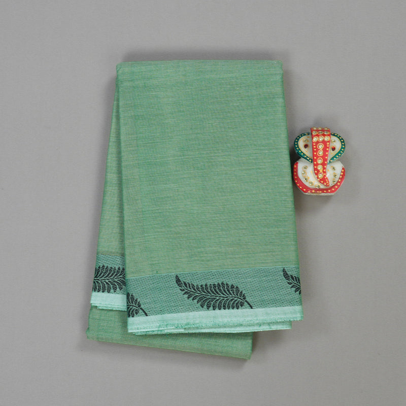 Hayagrivas Pastel Green Handloom Pure Cotton Saree KBE104D3-49