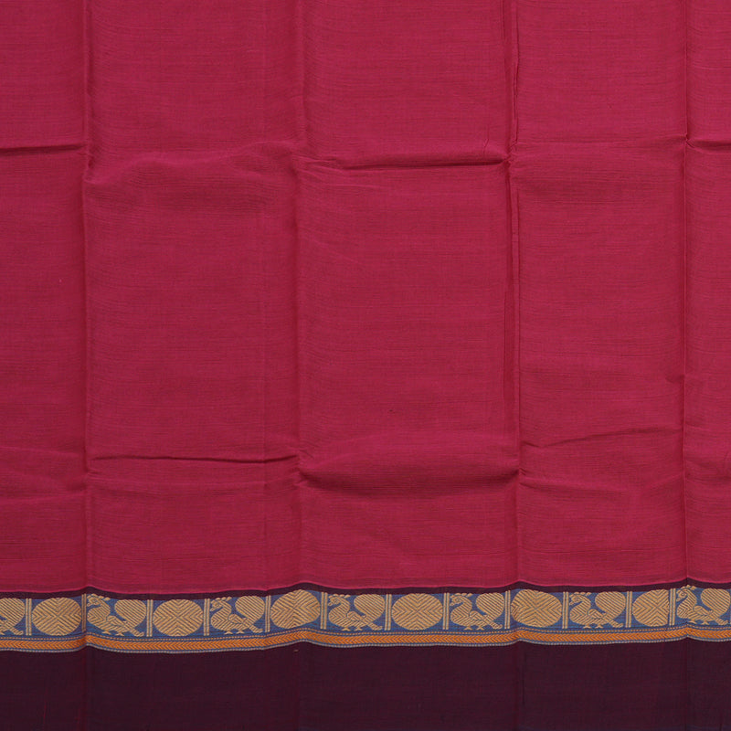 Hayagrivas Handloom Pure Cotton Saree in Attractive Purplish Pink KBE104D3-69