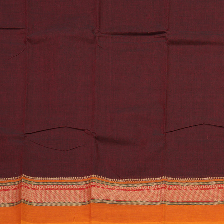Hayagrivas Handloom Pure Cotton Saree in Classy Wine Maroon KBE104D3-7