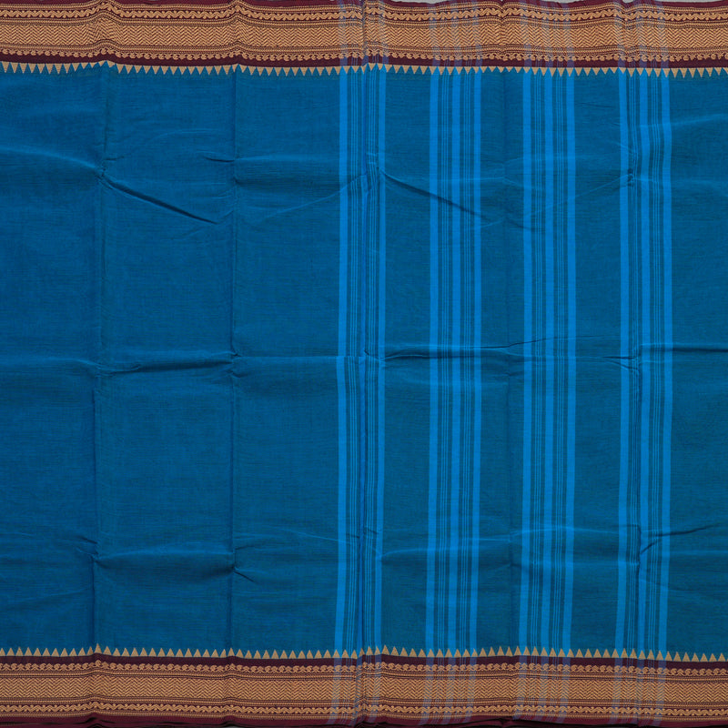 Hayagrivas Handloom Pure Cotton Saree in Gorgeous Sky Blue KBE104D3-70