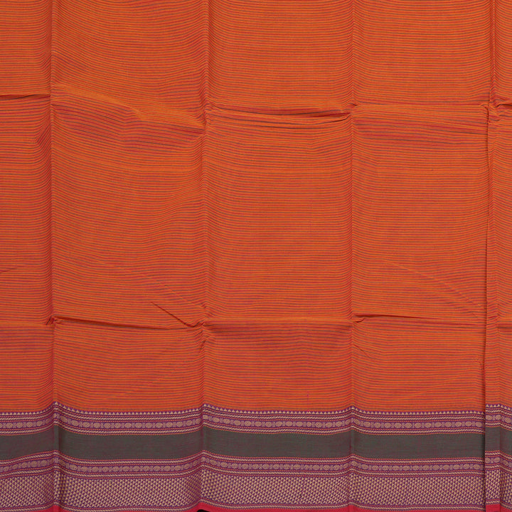 Hayagrivas Handloom Pure Cotton Saree in Stylish Dual Tone (Yellow with Pink) KBE104D3-72