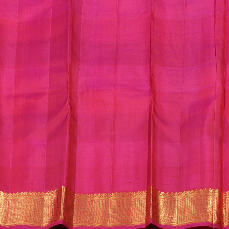 Hayagrivas Handloom Multicolour Checks Kanjivaram Silk Saree KBE1050I2-1