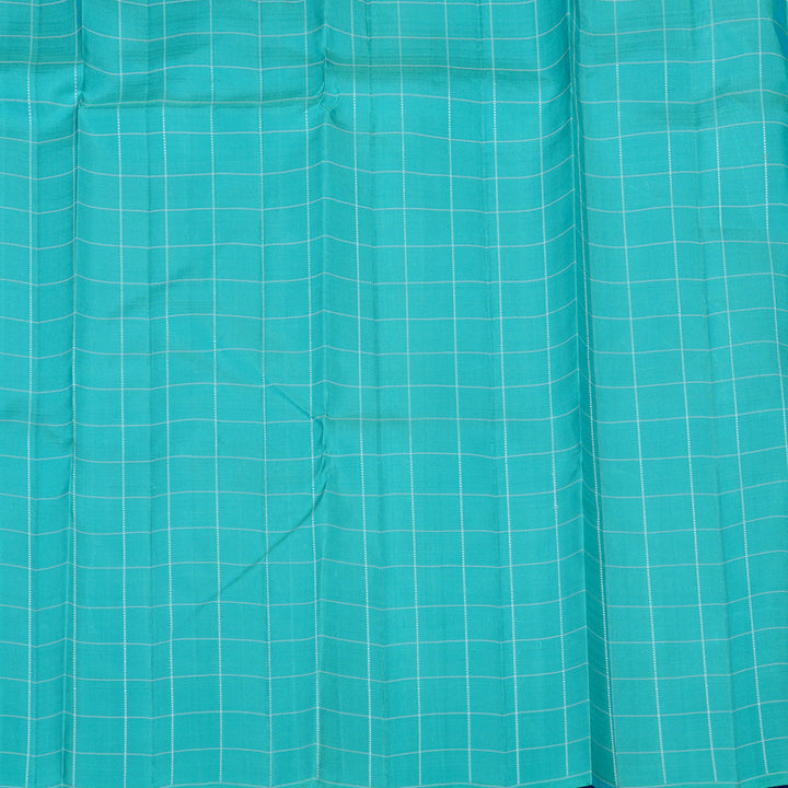 Hayagrivas Handloom Royal Blue Kanjivaram Silk Saree KBE1051I1-2