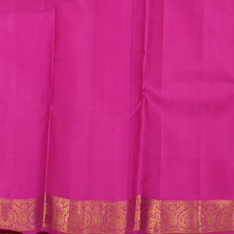Hayagrivas Handloom Magenta Pink Kanjivaram Silk Saree KBE1057I3-1