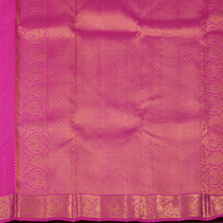 Hayagrivas Handloom Magenta Pink Kanjivaram Silk Saree KBE1057I3-1
