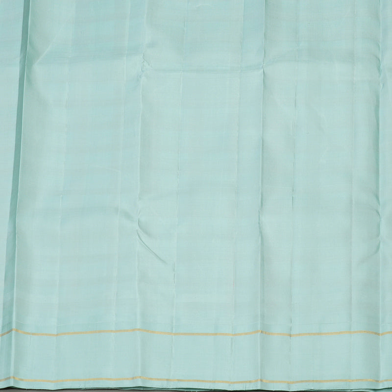 Hayagrivas Handloom Multicolour Checks Kanjivaram Silk Saree with Powder Blue Border KBE1058I1-1