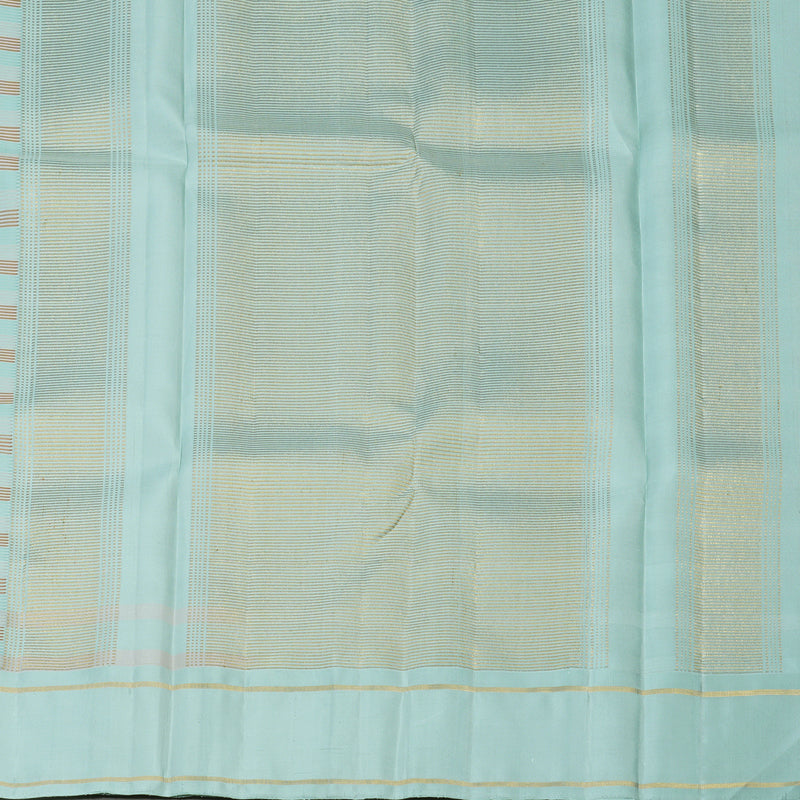 Hayagrivas Handloom Multicolour Checks Kanjivaram Silk Saree with Powder Blue Border KBE1058I1-1