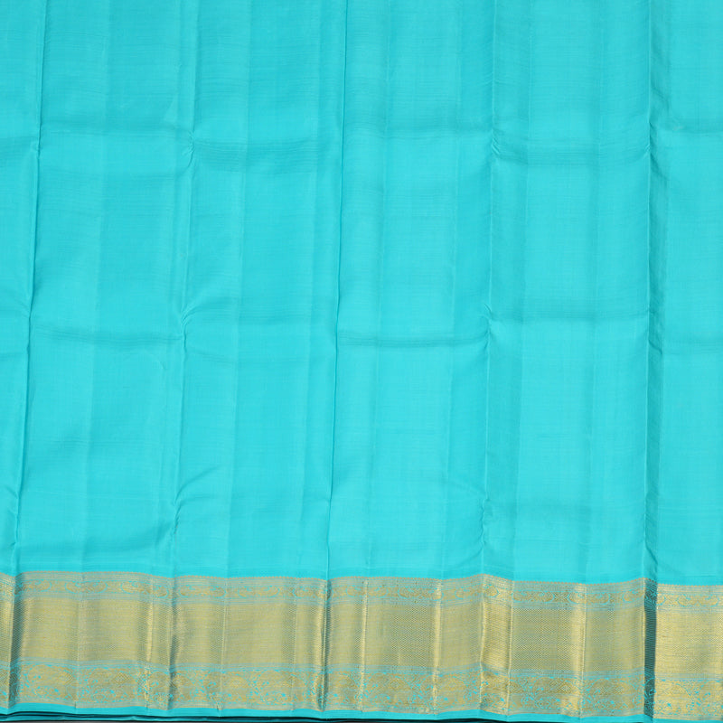 Hayagrivas Pure Kanjivaram Pattu Pavadai in Lavendar with Serene Blue KBE1067I2-1