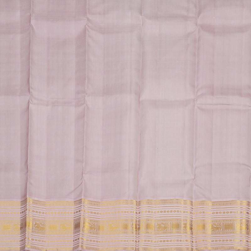 Hayagrivas Handloom Bottle Green Kanjivaram Pattu Pavadai with Baby Pink Border KBE1067I5-1