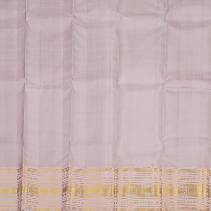 Hayagrivas Handloom Bottle Green Kanjivaram Pattu Pavadai with Baby Pink Border KBE1067I5-1