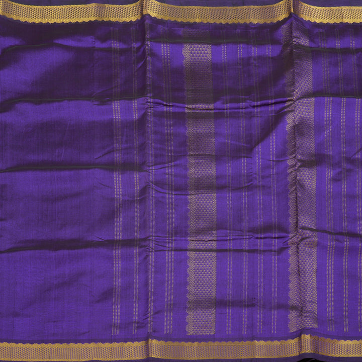Hayagrivas Lavendar Pure Ten Yards Silk Cotton Saree KBE106D2-3