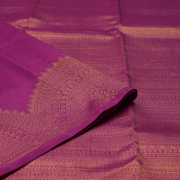 Hayagrivas Handloom Wine Purple Kanjivaram Silk Saree KBE1075I20-3