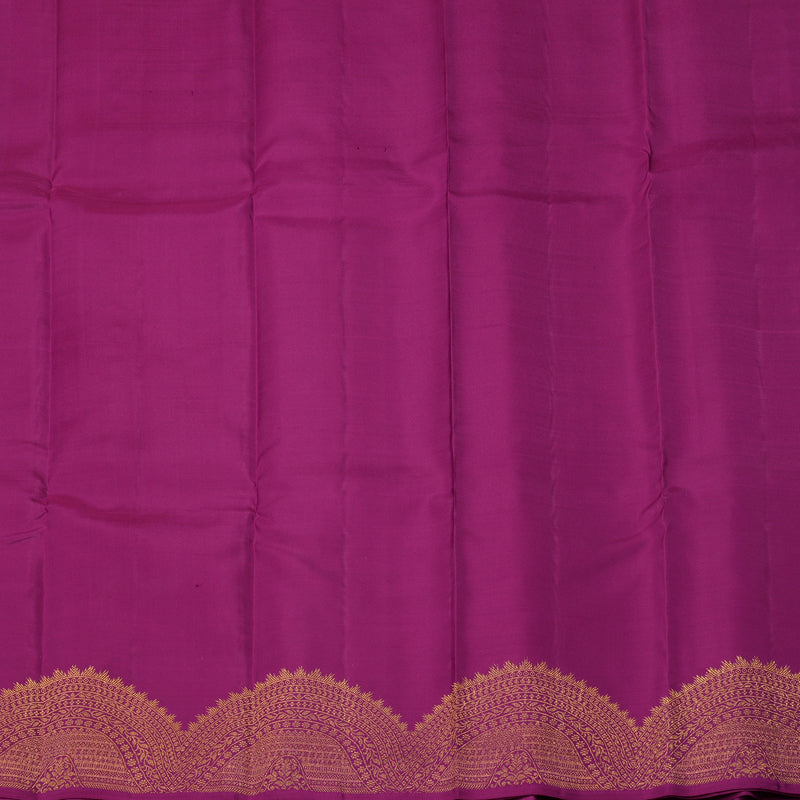 Hayagrivas Handloom Wine Purple Kanjivaram Silk Saree KBE1075I20-3