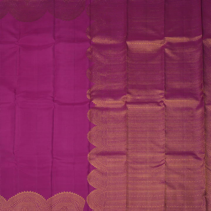 Hayagrivas Handloom Wine Purple Kanjivaram Silk Saree KBE1075I20-3