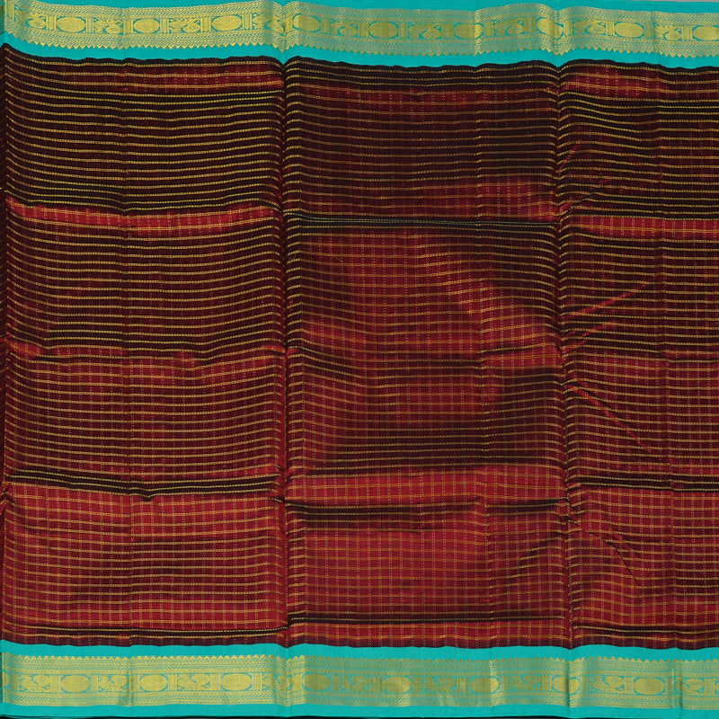 Hayagrivas Handloom Pure Silk Cotton Saree in Intense Wine Maroon KBE107D5-3