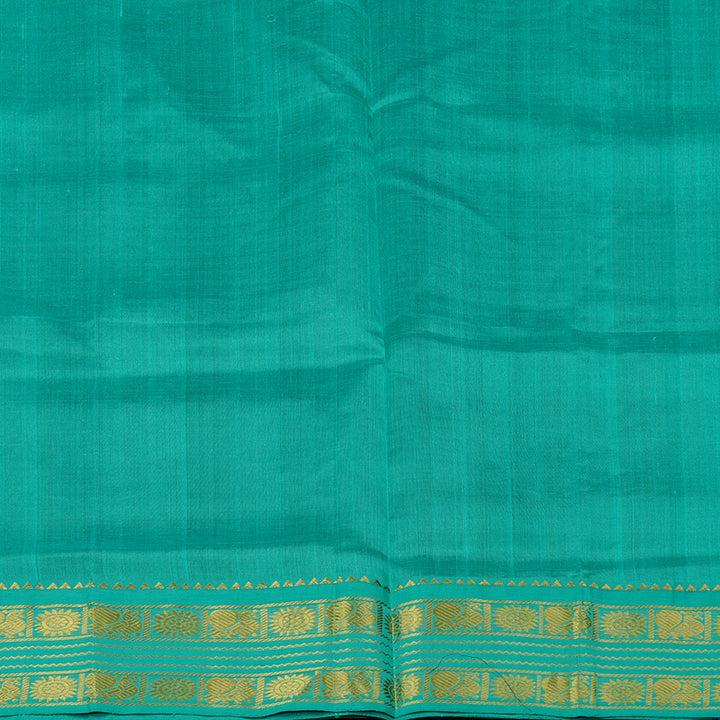 Hayagrivas Handloom Pure Silk Cotton Saree in Captivating Black KBE107D5-4