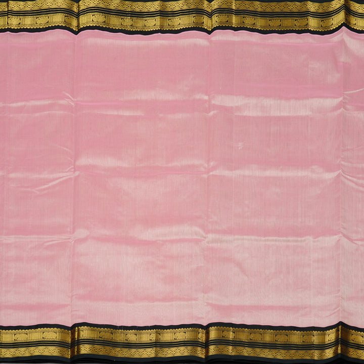 Hayagrivas Handloom Silk Cotton Saree in Alluring Baby Pink KBE107D7-15