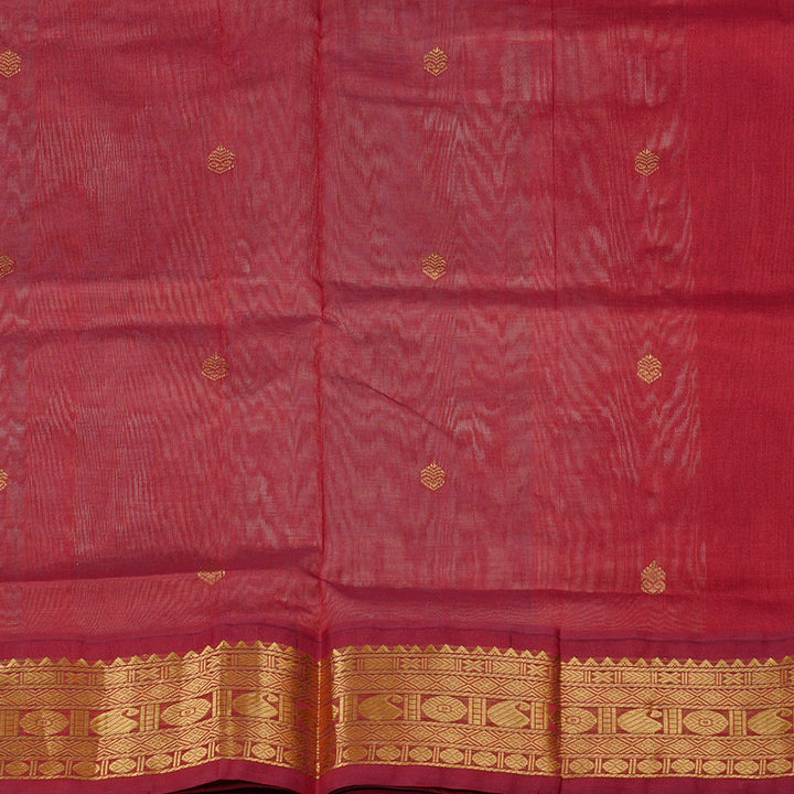 Hayagrivas Handloom Silk Cotton Saree in Striking Silver Grey KBE107D8-11