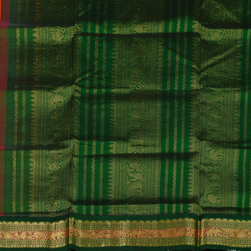 Hayagrivas Handloom Pure Silk Cotton Saree in Captivating Mango Yellow KBE107D8-17